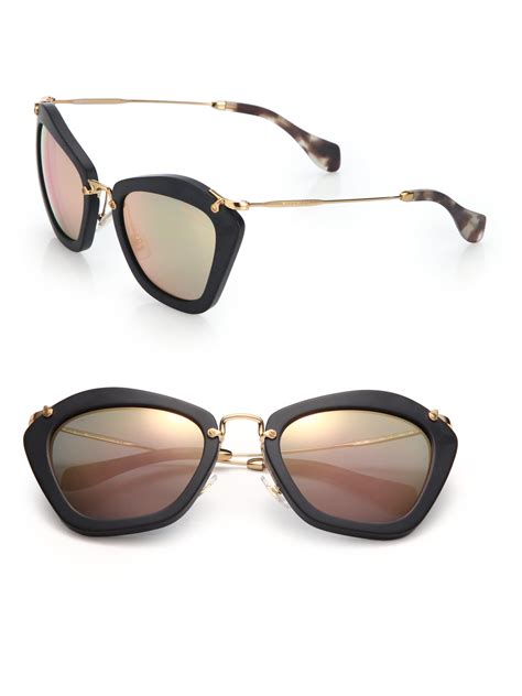 miu miu 55mm cat eye sunglasses|Women's Miu Miu Cat.